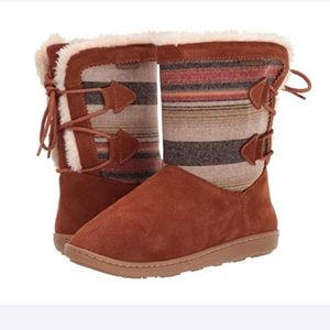 New Pendleton Hacienda Suede/Wool Lace-Up Boots